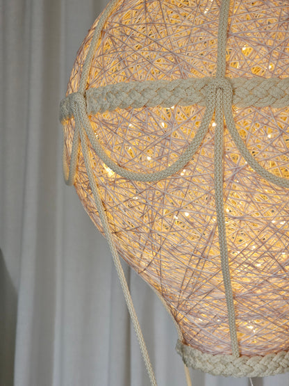 Light pink and cream lamp - air balloon