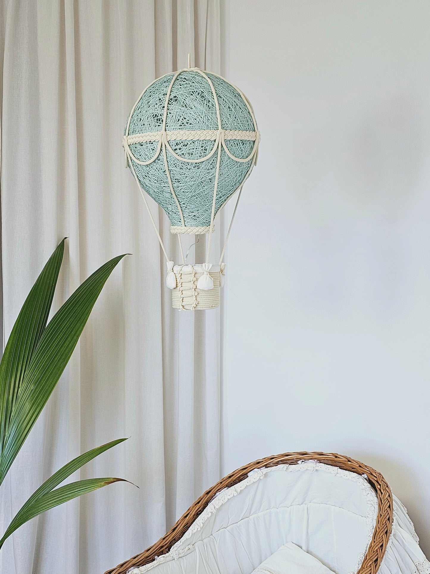 Mint and cream lamp - balloon