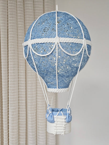 Blue and white lamp - air balloon