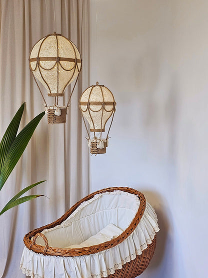 A set of natural color lamps - balloons in two sizes with less decor