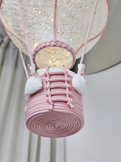 White and pink lamp - air balloon